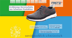Desktop Screenshot of fretz-men.ch