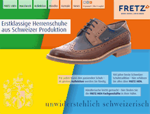 Tablet Screenshot of fretz-men.ch